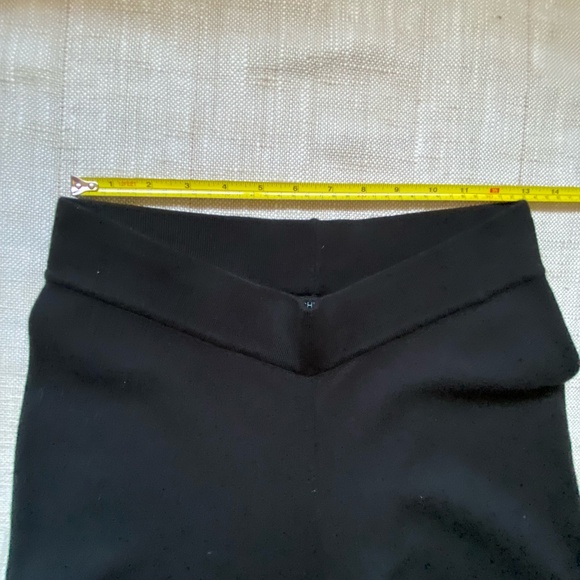 Rachel Zoe Black Sweater Knit Lounge Cropped  Pull-on Capris- Sz-M - Picture 11 of 14